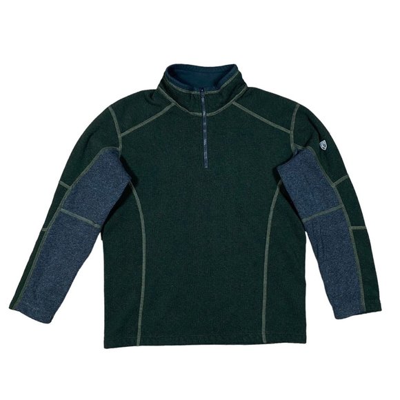 Kuhl Revel 1/4 Zip Kashmira‎ Fleece Pullover Sz M 10-12 Boys Medium - Picture 1 of 8